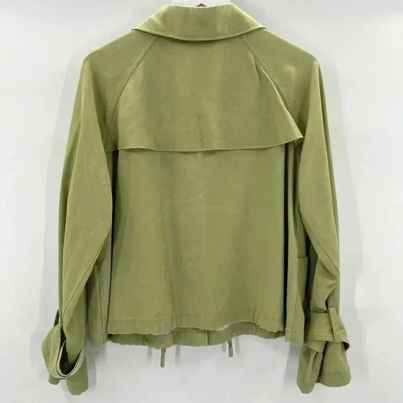 Soft Surroundings Idyll Wilds in Tarragon Green Lightweight Jacket - Picture 4 of 7